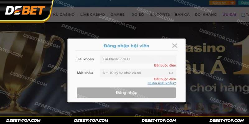 Đăng nhập Kubet lưu ý