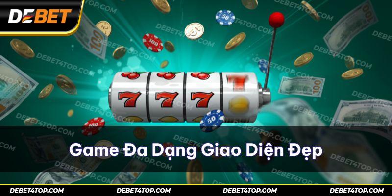 Loại hình game nổ hũ đa dạng với giao diện được thiết kế rất hấp dẫn